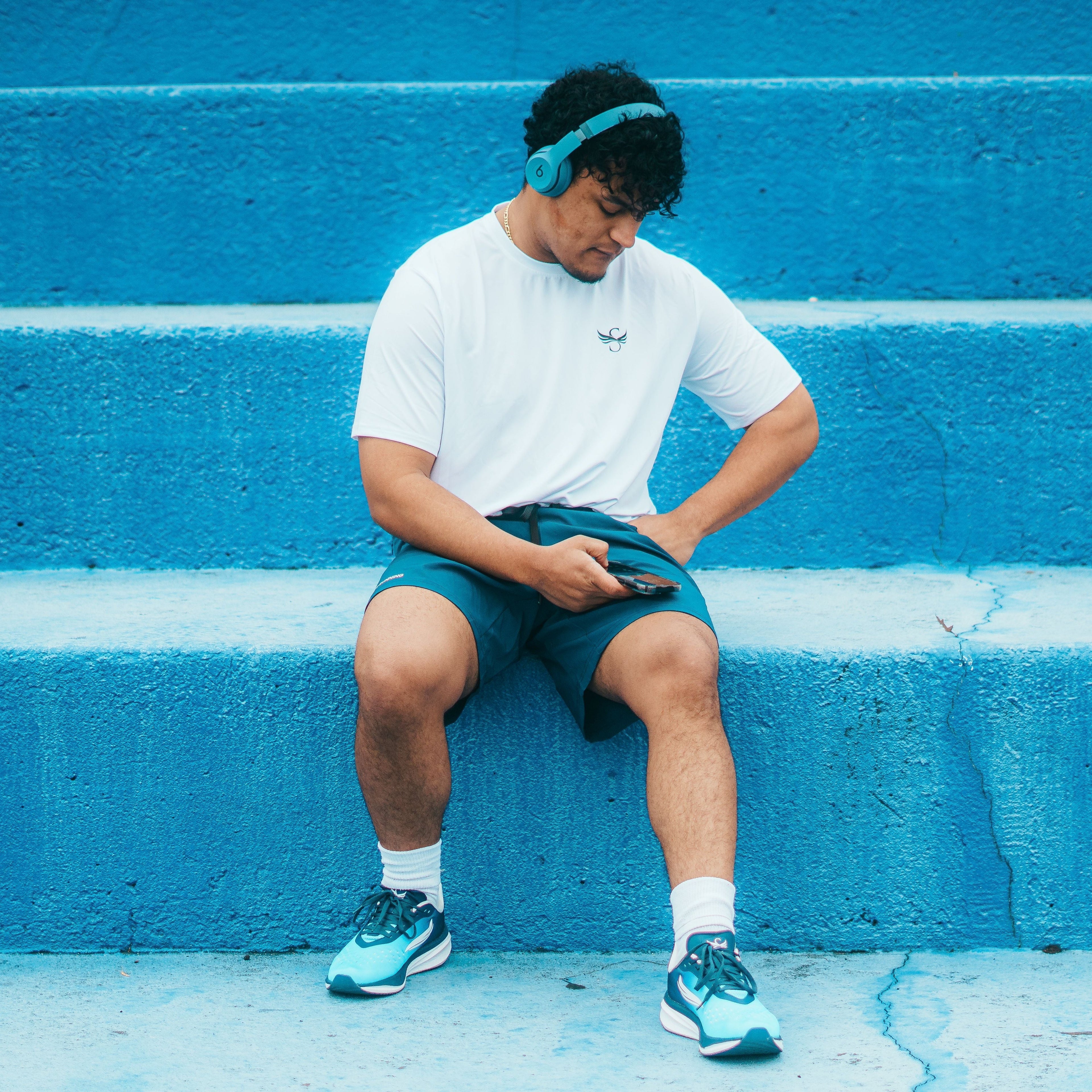 APUS Blue Men Running Shoe Swift Running