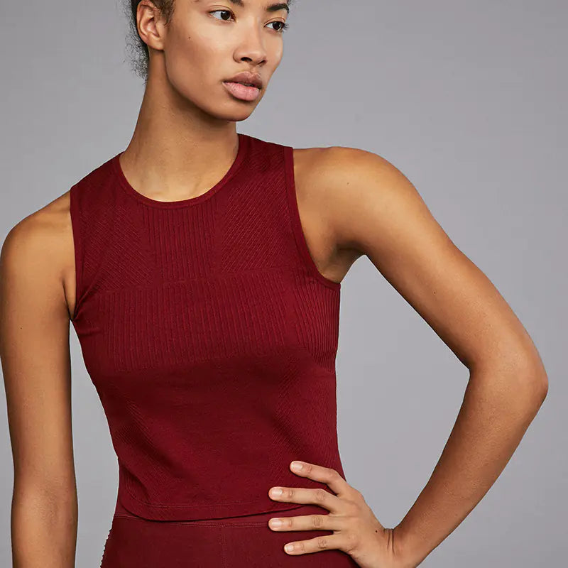 Seamless Stripe High-Waisted Workout Leggings Set My Store