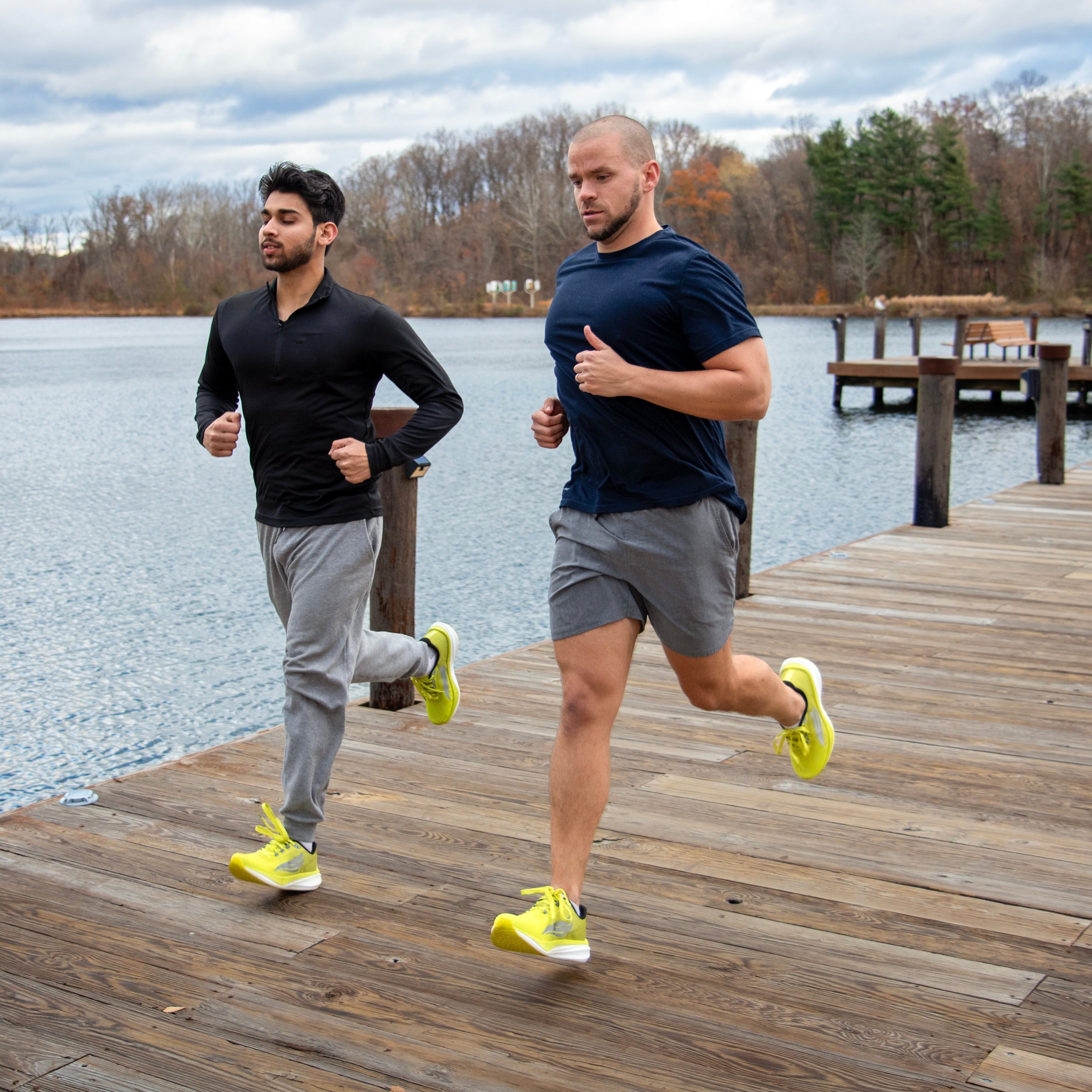 HORUS Yellow Men Running Shoe Swift Running