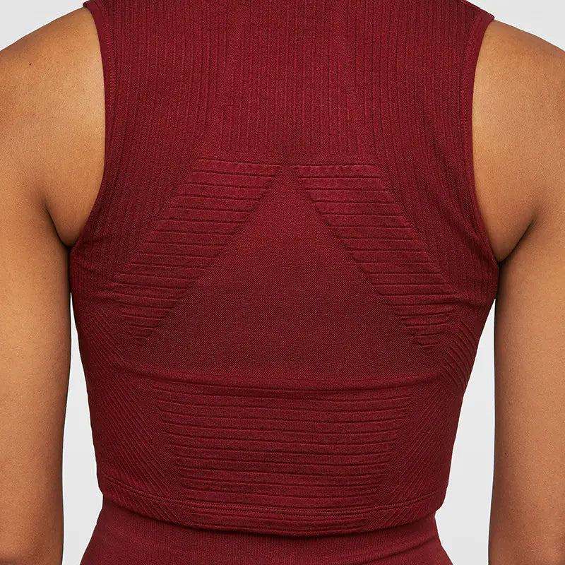 Seamless Stripe High-Waisted Workout Leggings Set My Store