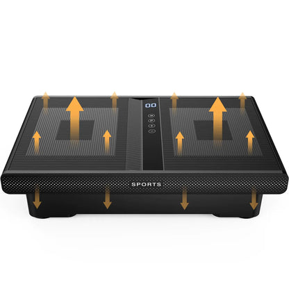 AXV Up Down 3D Vibration Plate Exercise Machine Whole Body Workout Vibrate Fitness Platform Lymphatic Drainage Machine for Weight Loss Shaping Toning Wellness Home Gyms Workout