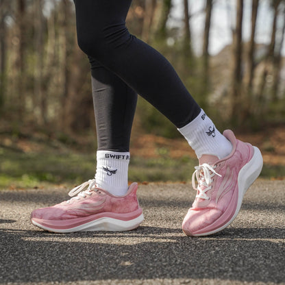 White Women’s Socks (Pack of 2) Swift Running