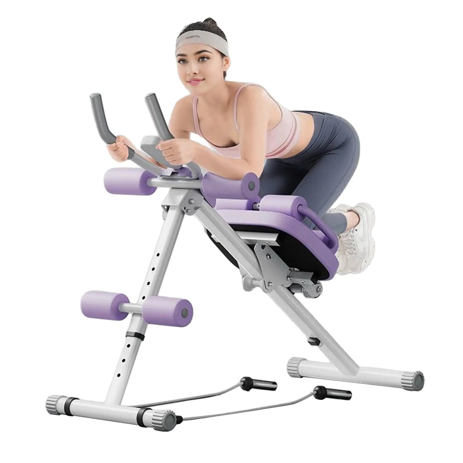 Wooa Ab Machine Adjustable Ab Trainer Machine Ab Workout Equipment Ab Machine for Stomach Workout Ab Workout Machine My Store