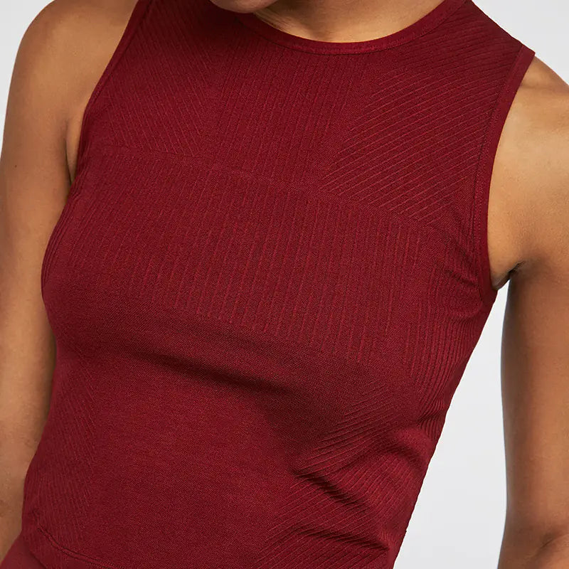 Seamless Stripe High-Waisted Workout Leggings Set My Store