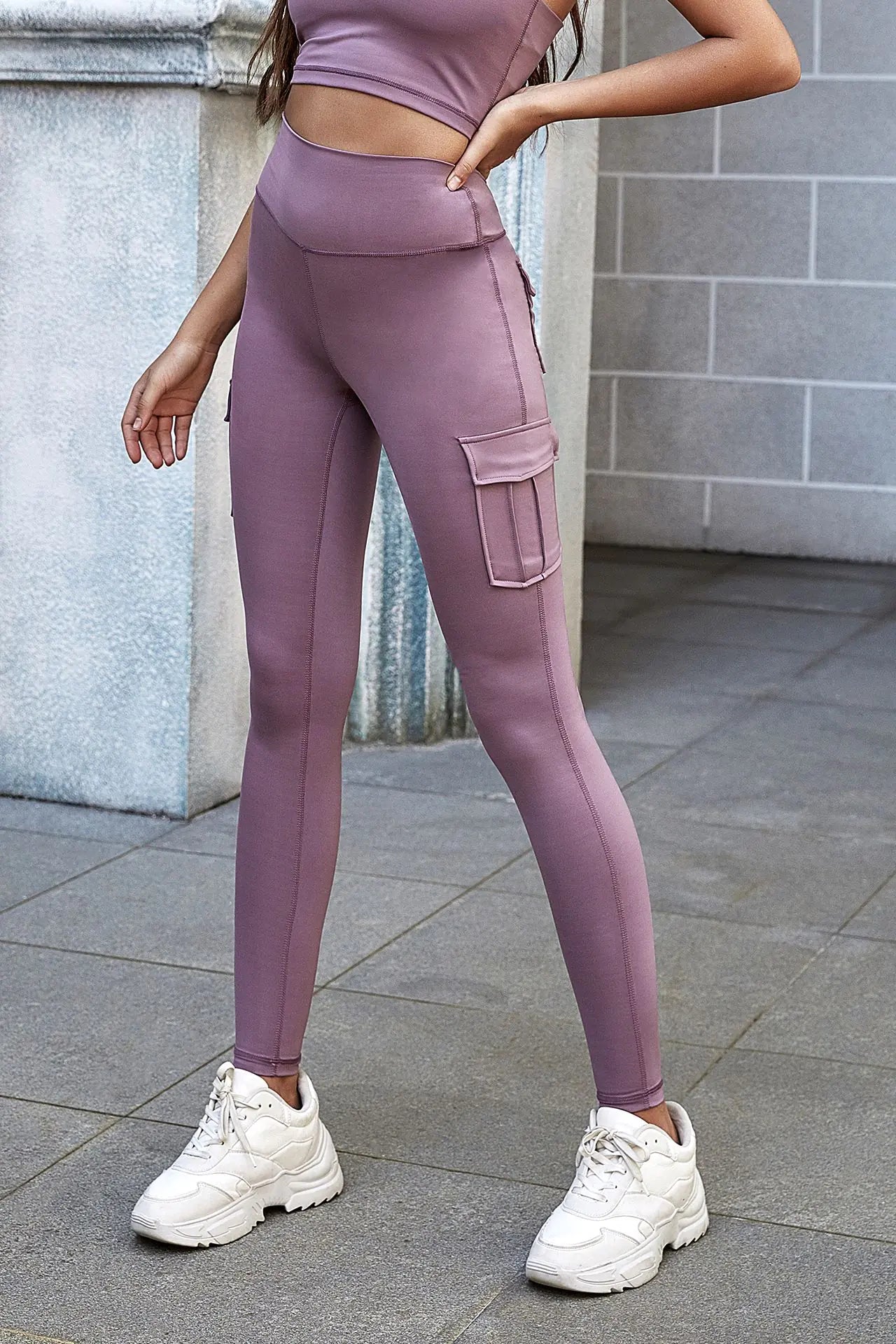 Nude High Waist Yoga Pants for Workout My Store