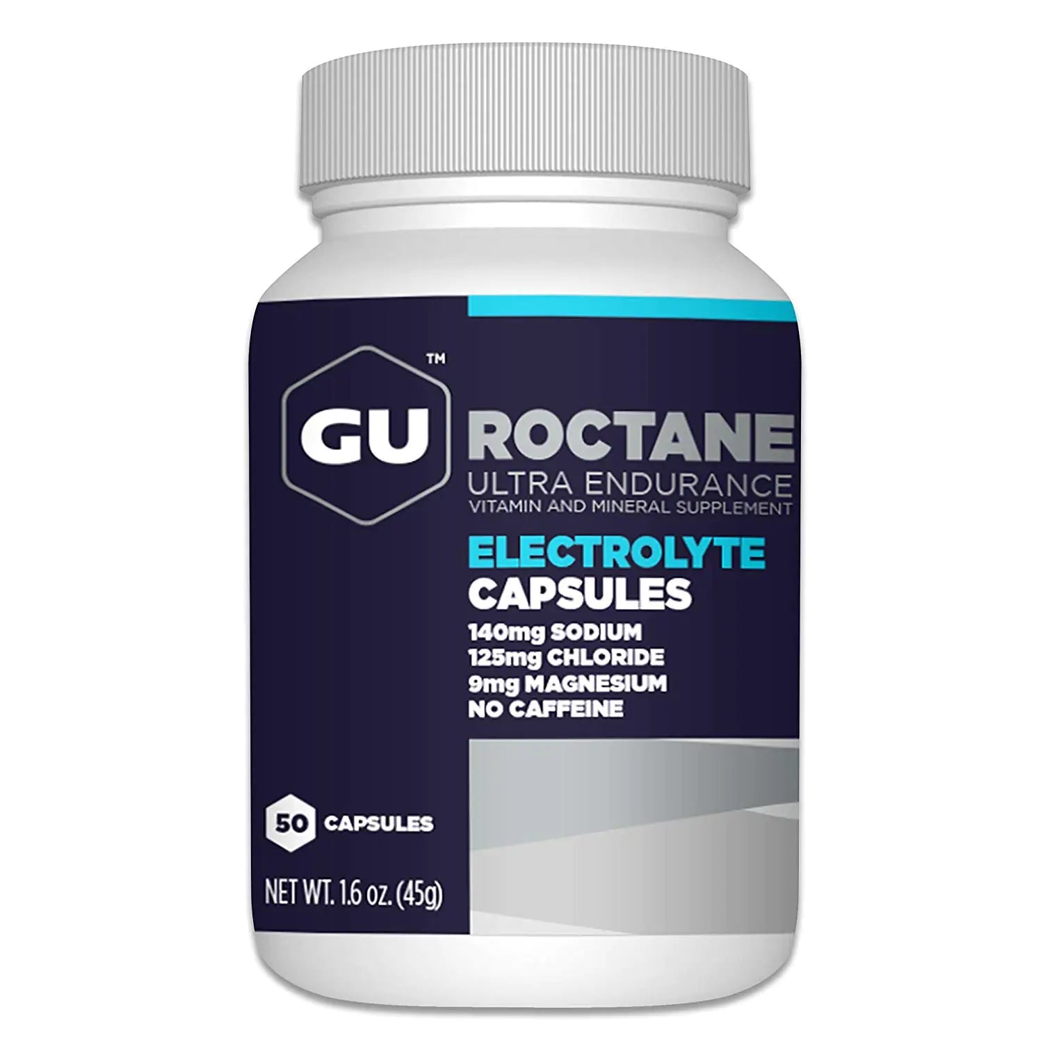 GU Energy Roctane Ultra Endurance Electrolyte CapsulesInformed Choice Energy for Before During or After Any Workout 50-Count Bottle Build-Cache