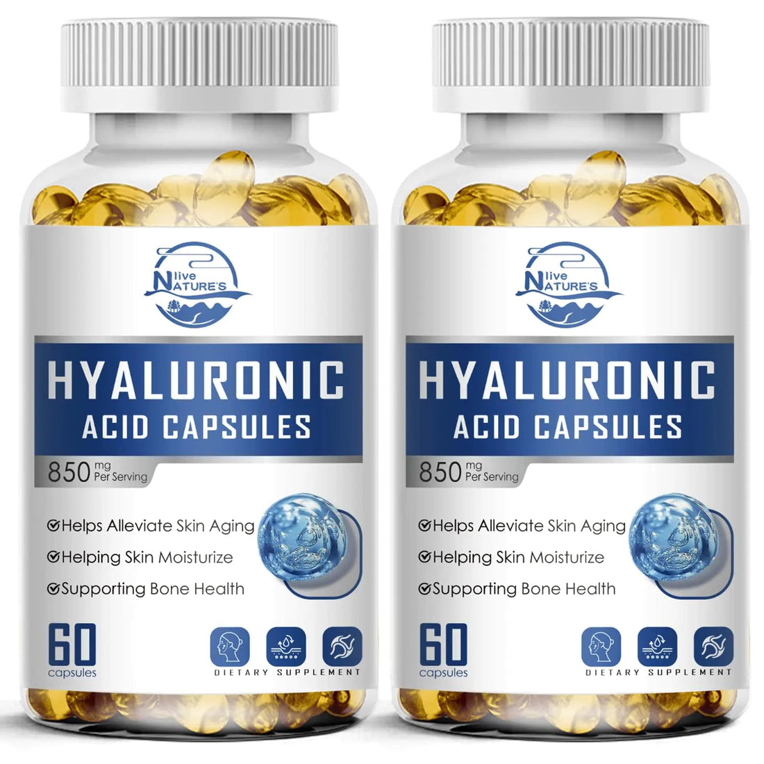 HyaMax 850mg Double Strength Hyaluronic Capsules Build-Cache